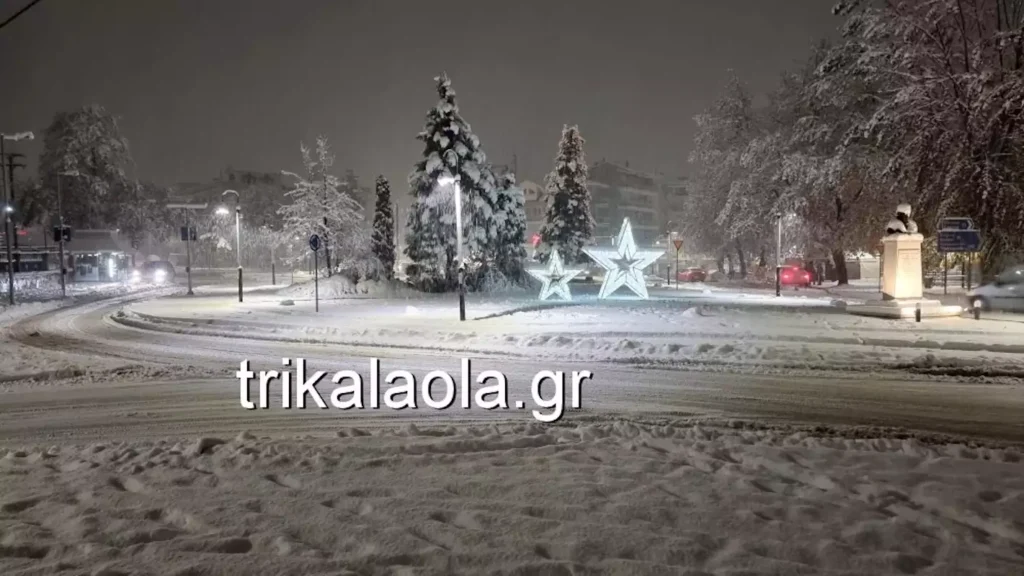Μαγευτικές εικόνες από τη Φλώρινα που «ντύθηκε» στα λευκά