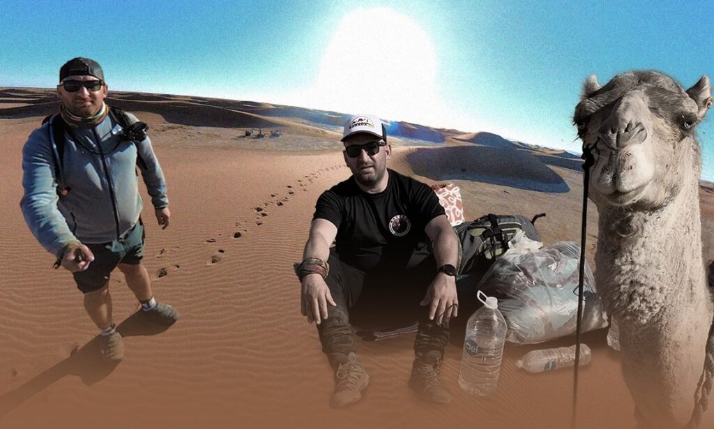 Ο Έλληνας που περπάτησε 116 χλμ στην Έρημο